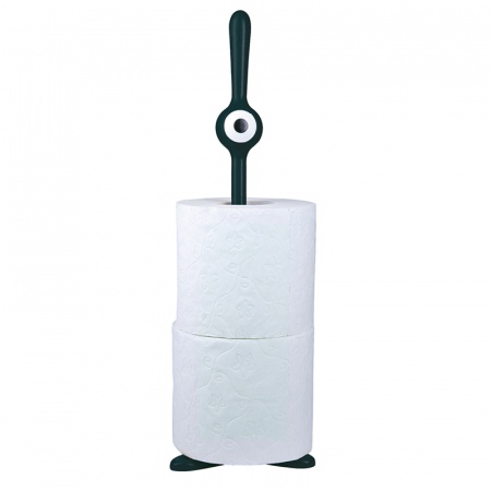 Stojak na papier toaletowy Koziol Toq czarny