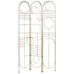 3-panelowy parawan pokojowy turania złoty