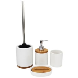 ALVARO Dozownik mydła 8x8x16cm biały/OD2347