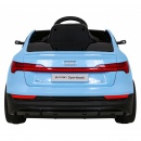 Audi e-tron sportback dla dzieci niebieski + pilot + napęd 4x4 + wolny start + radio mp3 + led
