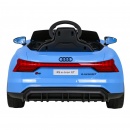 Audi rs e-tron gt na akumulator niebieski + pilot + napęd 4x4 + radio mp3 + led + eva