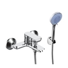 Bateria wannowa ścienna prysznicowa natryskowa chrom - yoka