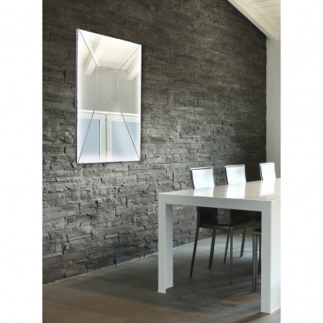 Lustro dekoracyjne 140x80cm ArteHome Betito srebrne