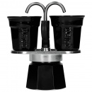 Bialetti Mini Express 2tz Czarna + 2 filiżanki