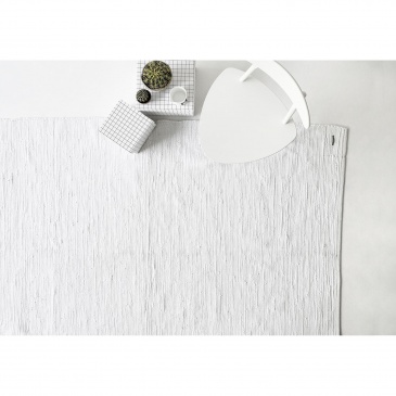 Biały Dywan Bawełniany z Recyklingu - COTTON WHITE 0033 (75x200 cm)