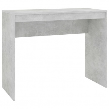 Biurko, betonowa szarość, 90x40x72 cm, płyta wiórowa