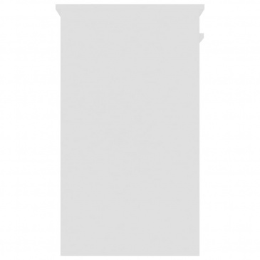 Biurko, białe, 90x45x76 cm, płyta wiórowa