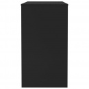 Biurko, czarne, 90x40x72 cm, płyta wiórowa