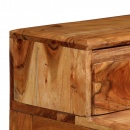 Biurko z szufladami, lite drewno, 88 x 50 x 90 cm