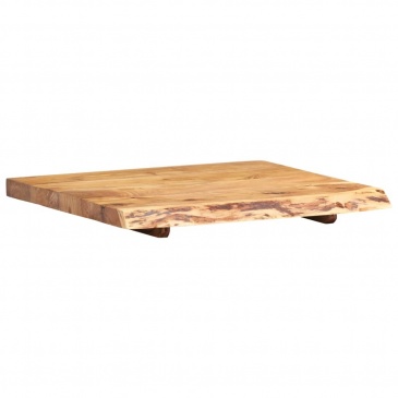 Blat łazienkowy, lite drewno akacjowe, 60 x 55 x 3,8 cm
