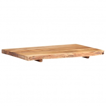 Blat łazienkowy, lite drewno akacjowe, 80 x 55 x 3,8 cm