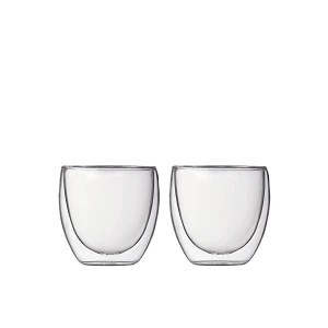 Bodum szklanki z podwójną ścianką 2 szt. Pavina 0.08 l Transparent Bodum szklanki z podwójną ścianką 2 szt. Pavina 0.08 l Transparent