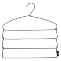 Brabantia 149306 - wieszak na spodnie soft touch - black / white