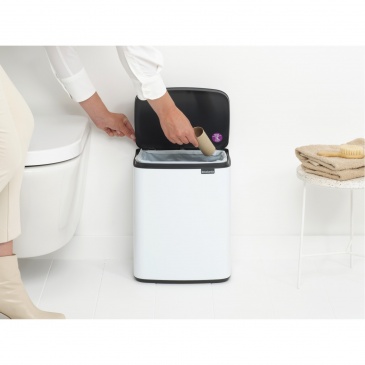 Brabantia 222467 - bo waste bin - 12 l - white