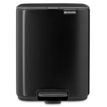 BRABANTIA 237867 - Bo Pedal Bin - Kosz 7 l - Czarny matowy