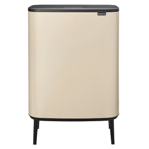 BRABANTIA 251580 - Bo Touch Bin Hi - Kosz 2 x 30 l - 2 komory - Soft Beige BRABANTIA 251580 - Bo Touch Bin Hi - Kosz 2 x 30 l - 2 komory - Soft Beige