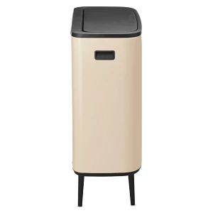 BRABANTIA 251580 - Bo Touch Bin Hi - Kosz 2 x 30 l - 2 komory - Soft Beige BRABANTIA 251580 - Bo Touch Bin Hi - Kosz 2 x 30 l - 2 komory - Soft Beige