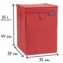 BRABANTIA - Pojemnik na pranie 35 l - Zielony