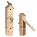 Budka lęgowa 3-piętrowa dla ptaków drewniana