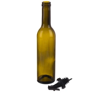 Butelka na oliwę i ocet szklana z dozownikiem 380 ml Butelka na oliwę i ocet szklana z dozownikiem 380 ml