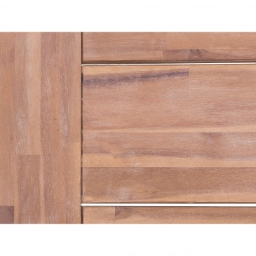 Certyfikowany stół ogrodowy akacjowy 210 x 90 cm jasne drewno LIVORNO