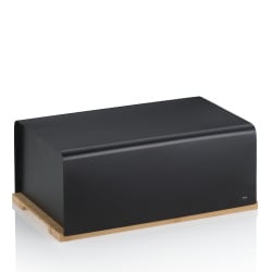 Chlebak, metal/bambus, 38 x 23 x 16 cm