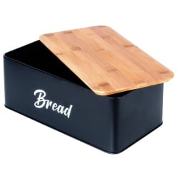 Chlebak z pojemnikami metalowy 4 el.