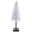 Choinka świecąca sztuczna śnieżona drzewko świąteczne z lampkami oświetlenie 10 led 50 cm