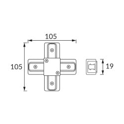 CONNECTOR X BLACK