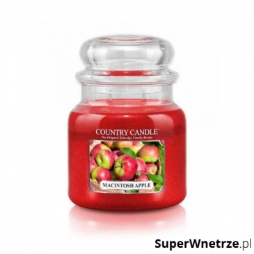 Country Candle - Macintosh Apple -  Średni słoik (453g) 2 knoty