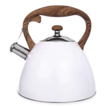 Czajnik biały stalowy, nowoczesny, automatyczny, 3,5 l Czajnik biały stalowy, nowoczesny, automatyczny, 3,5 l