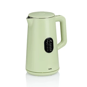 Czajnik elektryczny z regulacją temperatury, 1,5 l, śred. 15,5 x 27,5 cm, jasnozielony