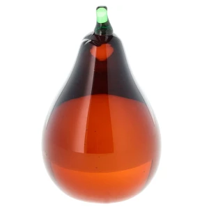 Dekoracja gruszka szklana styles amber 29254