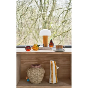 Dekoracja gruszka szklana styles amber 29254