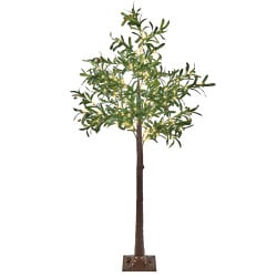 Dekoracja ogrodowa led drzewko ze światełkami 180 cm zielona celioni