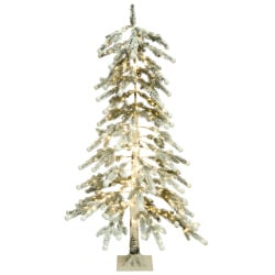 Dekoracja ogrodowa LED HASSLAN Choinka 125 cm Biały