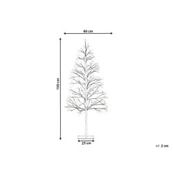 Dekoracja ogrodowa LED LONKARI Drzewko 150 cm Brązowy