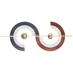 Dekoracja ścienna FARO Metal 42 cm Kolorowy