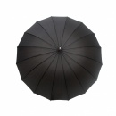 Długi parasol 16 żeber, czarny