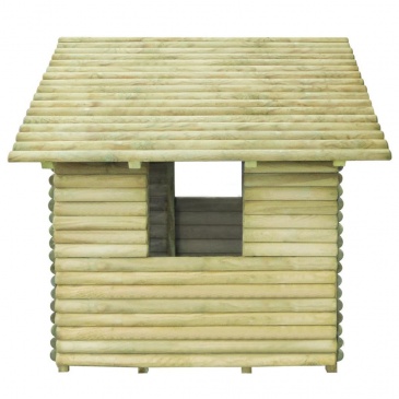 Domek dla dzieci, impregnowane drewno FSC, 167x150x151 cm