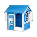 Domek ogrodowy dla dzieci KOKKONI Drewno jodłowe Niebieski