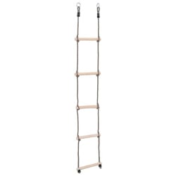 Drabinka 5-stopniowa, 210 cm, lite drewno sosnowe