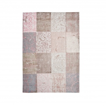 Dywan naturalny 170x240 cm Louis De Poortere Vintage Patchwork Bolshoi Pink różowy