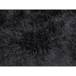 Dywan Shaggy 140 x 200 cm czarny CIDE Dywan Shaggy 140 x 200 cm czarny CIDE