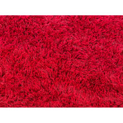 Dywan Shaggy ø 140 cm czerwony CIDE Dywan Shaggy ø 140 cm czerwony CIDE