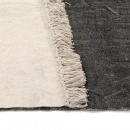 Dywan typu kilim, bawełna, 160 x 230 cm, antracytowy