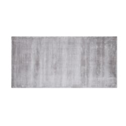 Dywan z wiskozy 80 x 150 cm jasnoszary GESI II