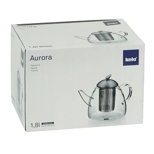Dzbanek do herbaty 1,8 l Kela Aurora przezroczysty Dzbanek do herbaty 1,8 l Kela Aurora przezroczysty
