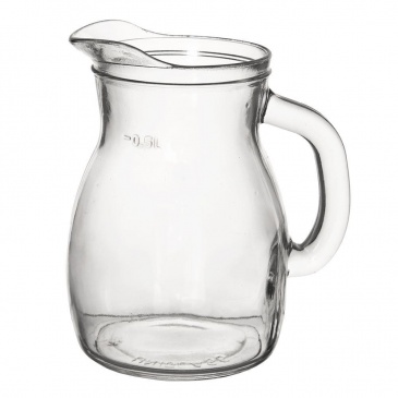Dzbanek szklany do napojów z uchwytem 500 ml