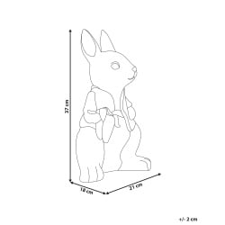 Figurka ogrodowa TONDON Królik Brązowy
